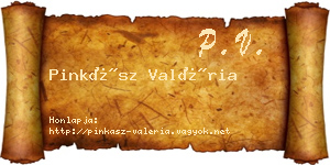 Pinkász Valéria névjegykártya